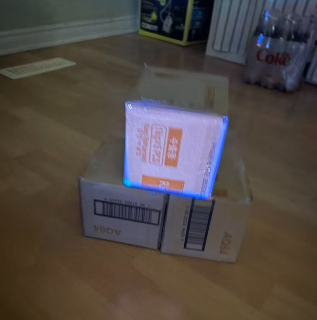 This shows the debugging results for size and orientation.